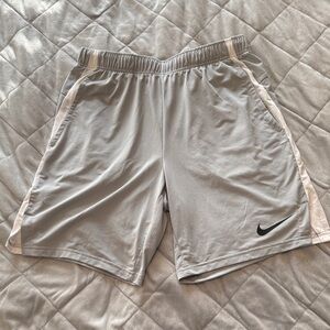 Nike Light Gray Training Shorts